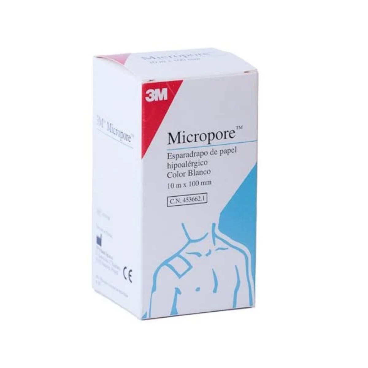 esparadrapo hipoalergico papel micropore blanco